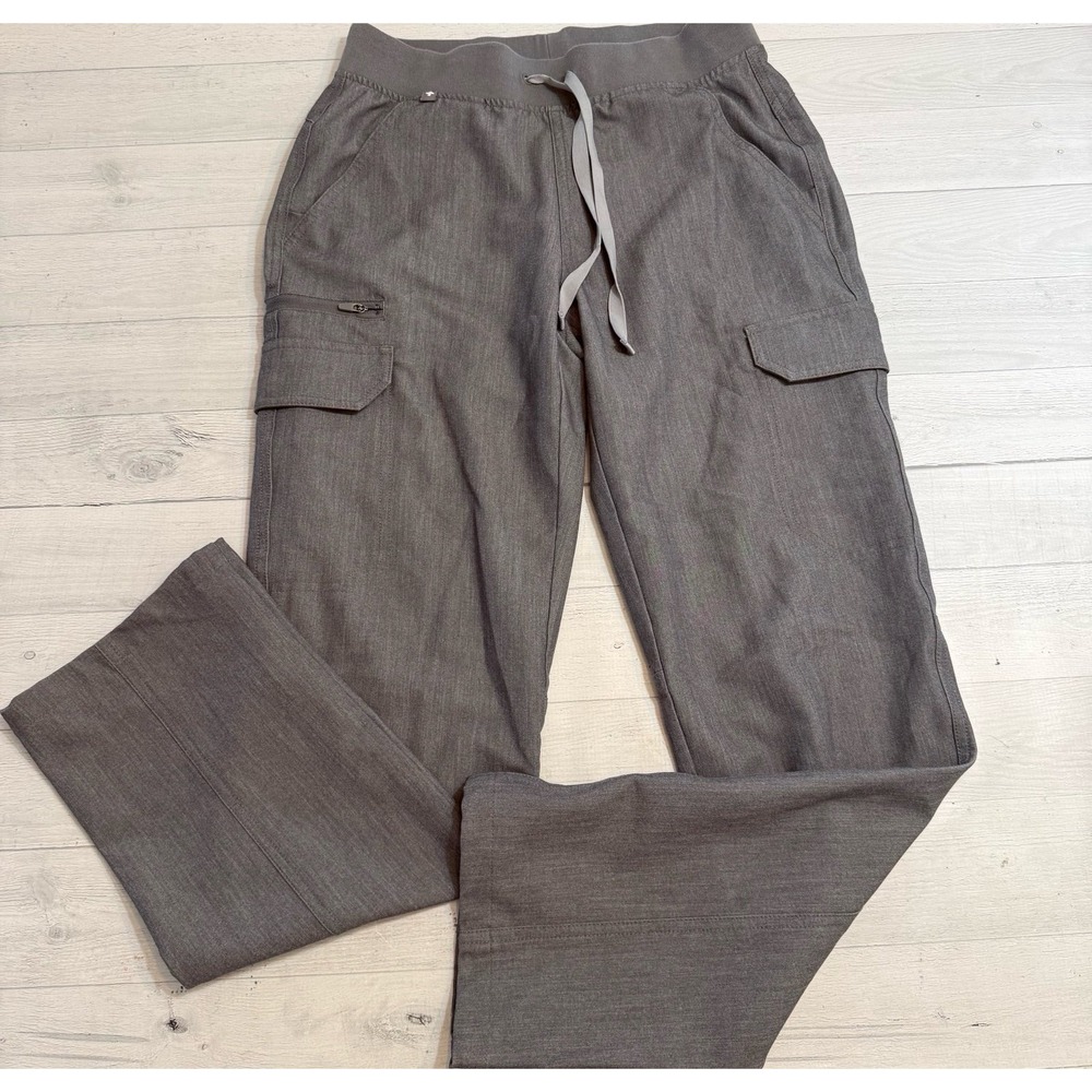 Figs Zamora straight scrub pants grey women's XS